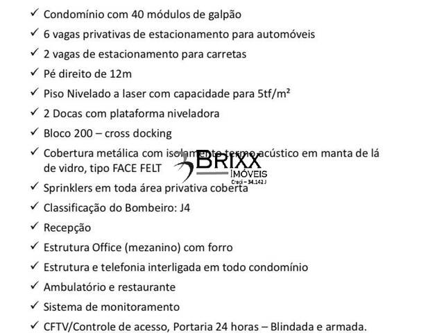 #GA-639 - Galpão Comercial para Locação em Arujá - SP - 2